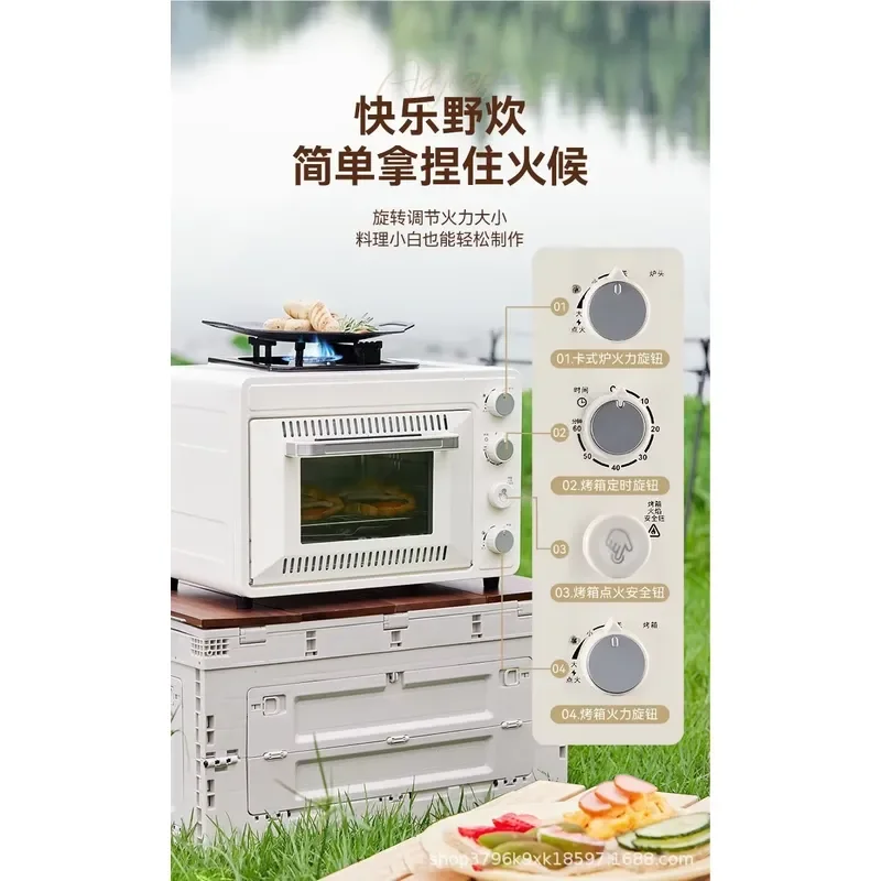 2026for 2026 Portable 12V Electric Toaster Oven Pizza Oven Combo 300W DC Air Fryer for Outdoor Camping RV Truck Car Electrical view 6
