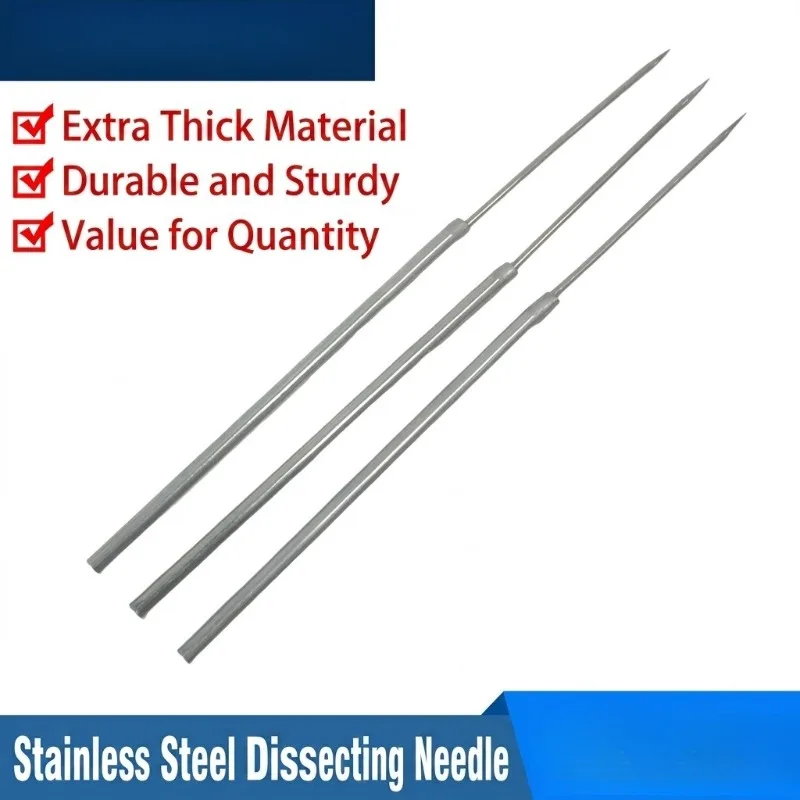 Dissection Needle Biology Dissector Insect Specimen Probe Stainless Steel Teaching Instrument for Laboratory Experiment Learning