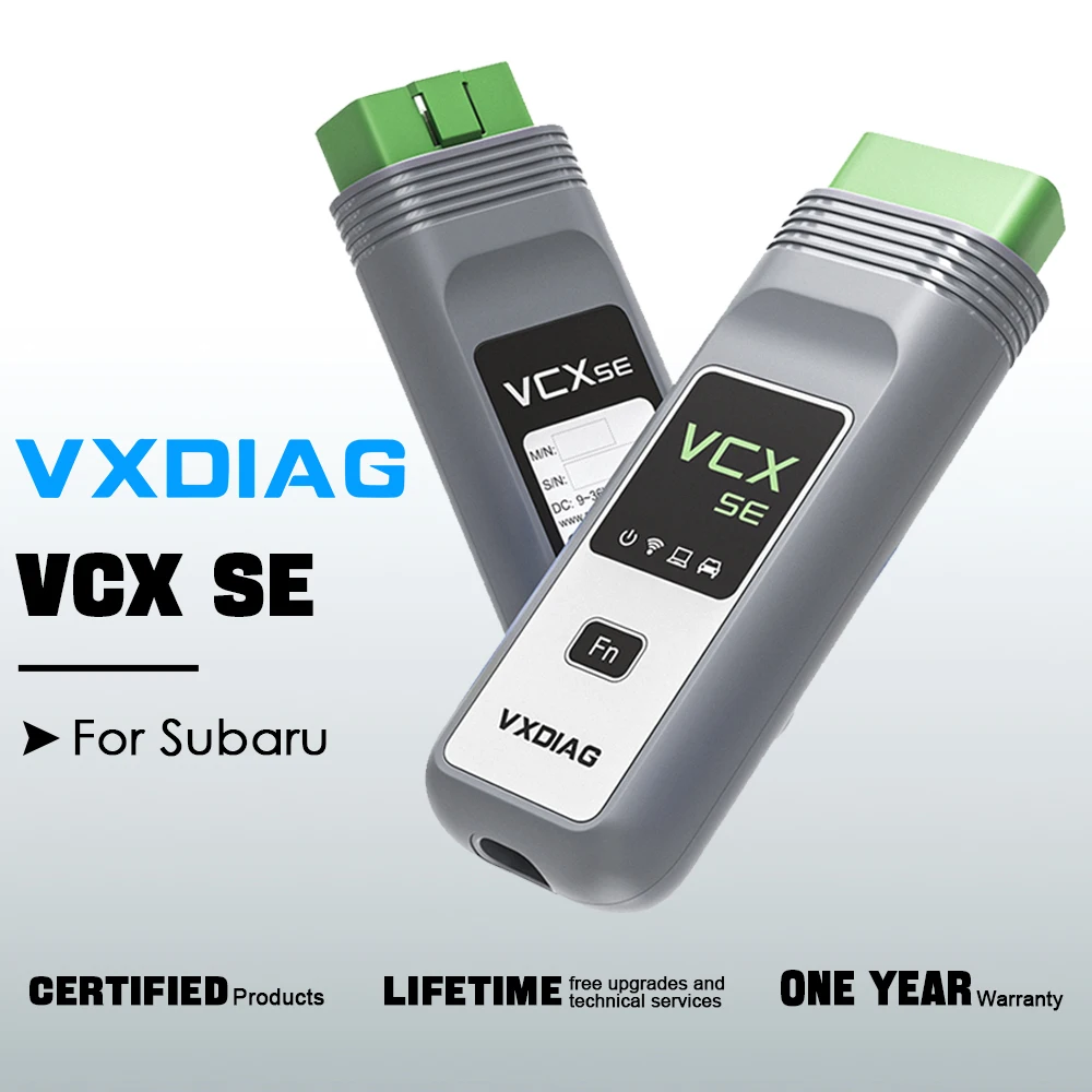 VXDIAG VCX SE لأداة تشخيص سوبارو على الإنترنت/غير متصل برمجة وحدة التحكم الإلكترونية ماسح ضوئي للسيارات يدعم الاختبار النشط J2534