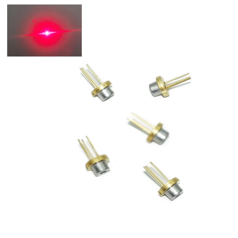 

5pcs Red Light 650nm 200mw TO18-5.6 ML101J29 Semiconductor Single Mode Laser Diode