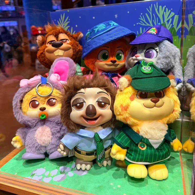 

Zootopia 2 Official Disney Vinyl Plush Figures Blind Box Set Collectible Toy City Residents Trendy Figurines Collection