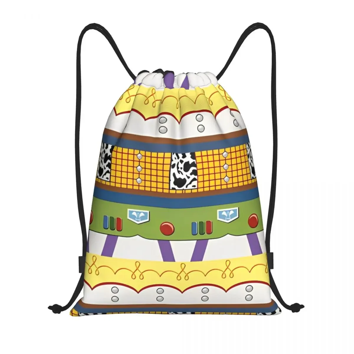 Toy Story Buzz Lightyear Woody Drawstring Backpack Sports Gym Sackpack String Bags for Working Out