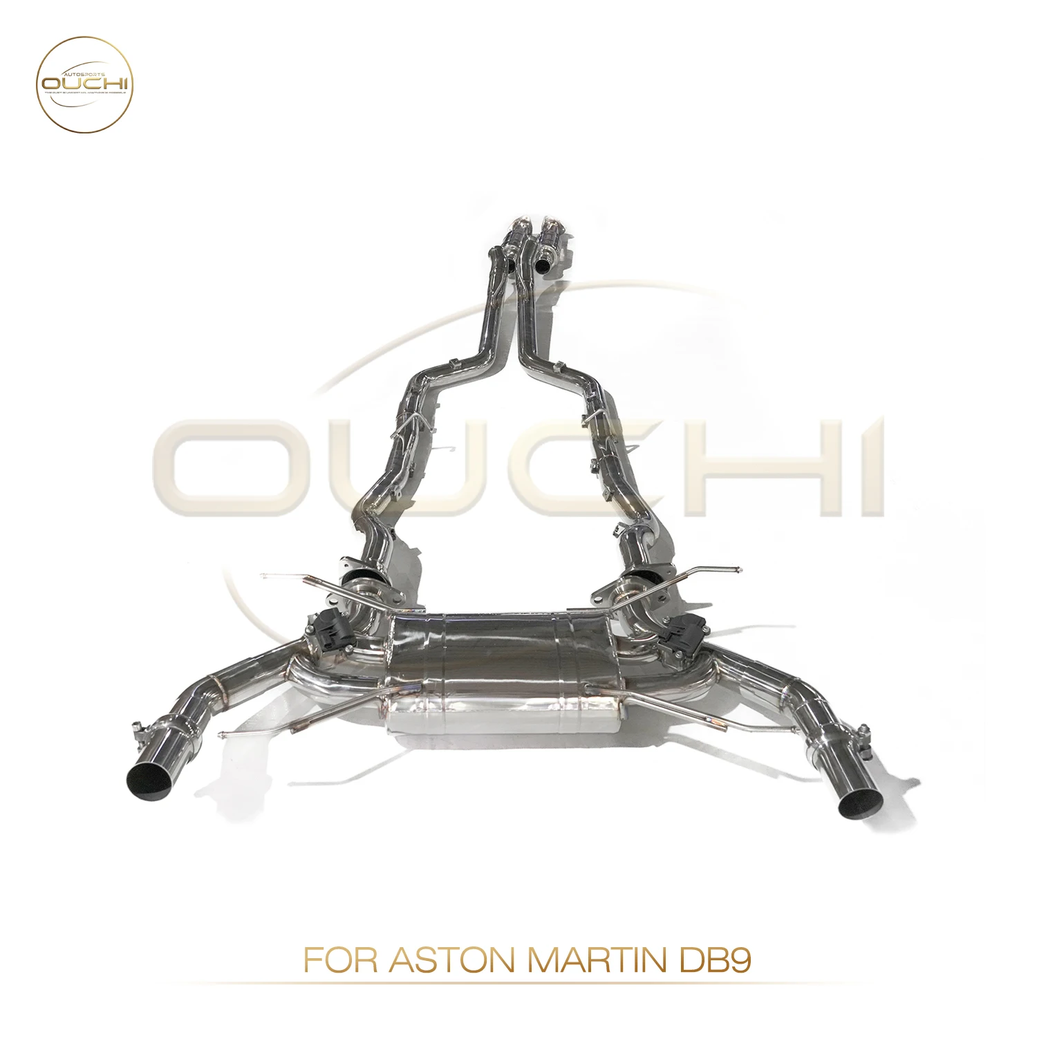 OUCHI工場直販 アストンマーティンDB9用 パフォーマンスキャットバック エキゾーストシステム バルブ ステンレスマフラー 🛠
