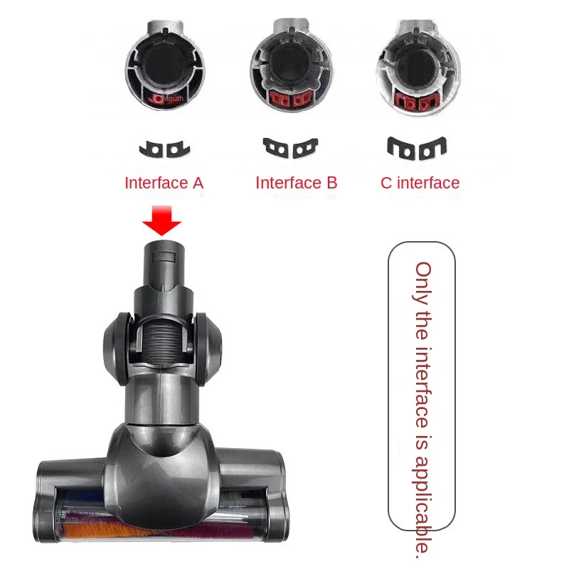 Dyson-掃除機用電気ブラシヘッド,掃除機用アクセサリー,床用,v6,dc44,dc45,dc58,dc59,dc62,dc74