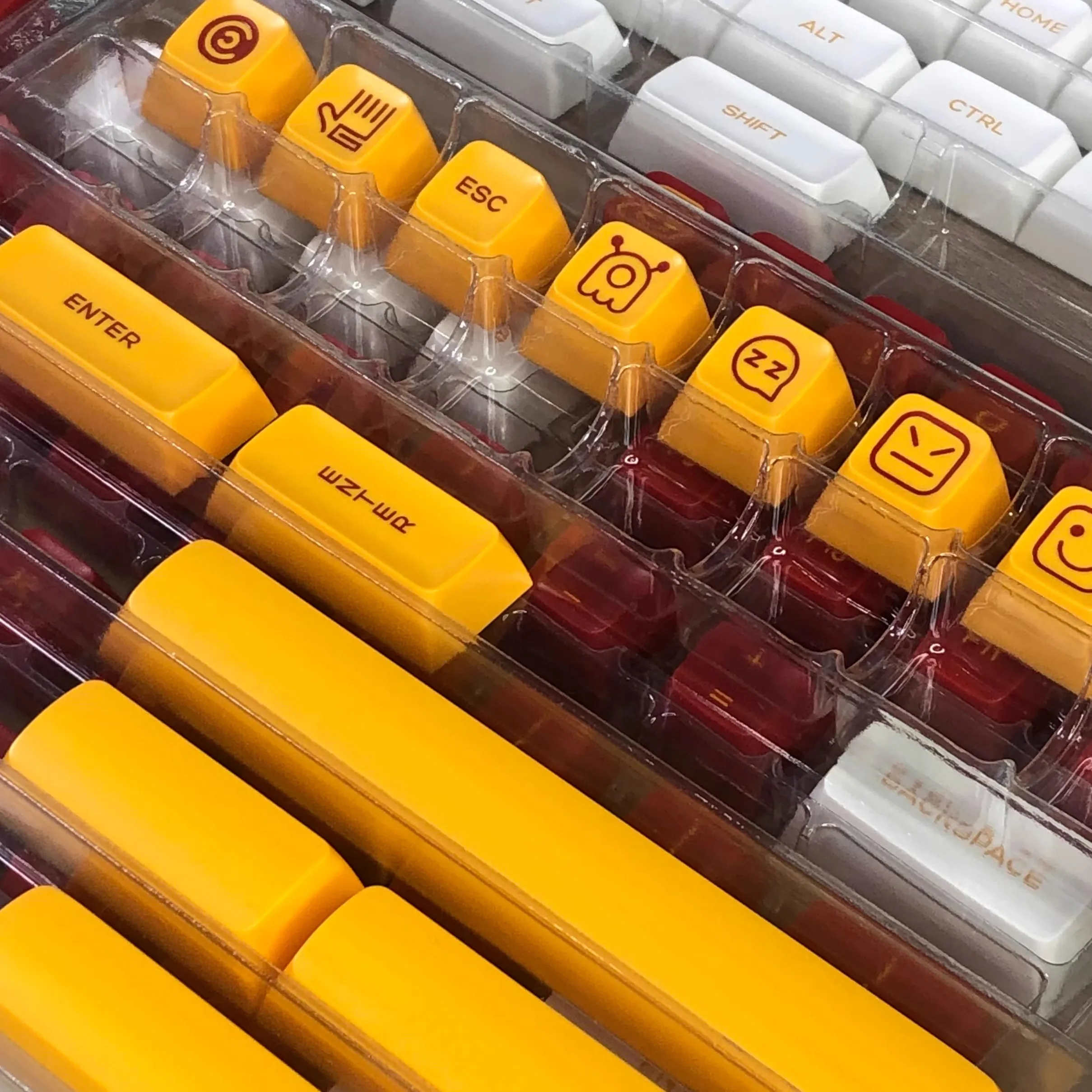 

GMK Flame colors Keycap SA Profile Keycaps PBT Double Shot Key Caps Set ISO Enter 7U Пробел для индивидуального комплекта механической клавиатуры