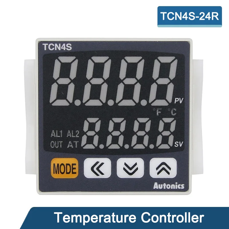 

TCN4S-24R двойной дисплей PID регулятор температуры 48x48 100 ~ 240VAC 100ms выборка