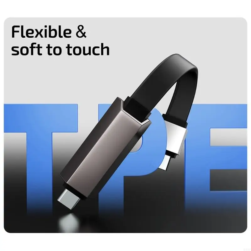 2 In 1 USB Type C To USB Type C Cable With 240W Fast Charging And 40Gbps Data Transfer For immediate Connection 896C