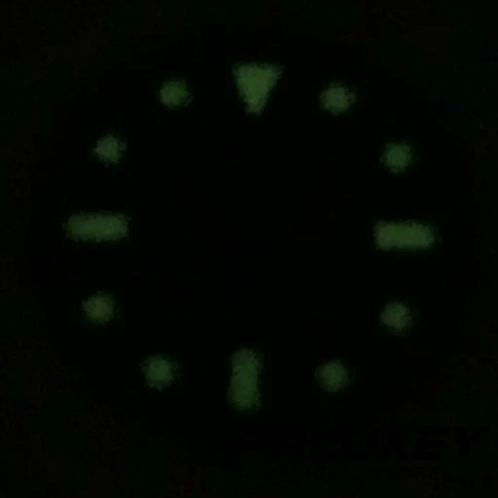 Luminous Watch Face Dial, relógio de movimento, preto, laranja, apto para Miyota 8215, 821A, ST1612, NH35, NH36, PT5000, ETA 2824, 2836, 28,5 milímetros