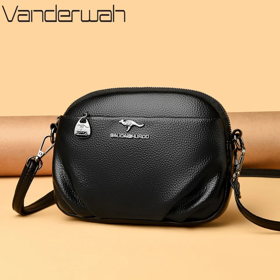 

Оригинальные брендовые сумки через плечо из мягкой искусственной кожи для женщин, роскошная женская повседневная маленькая сумка через плечо с несколькими карманами, кошелек для телефона, новинка