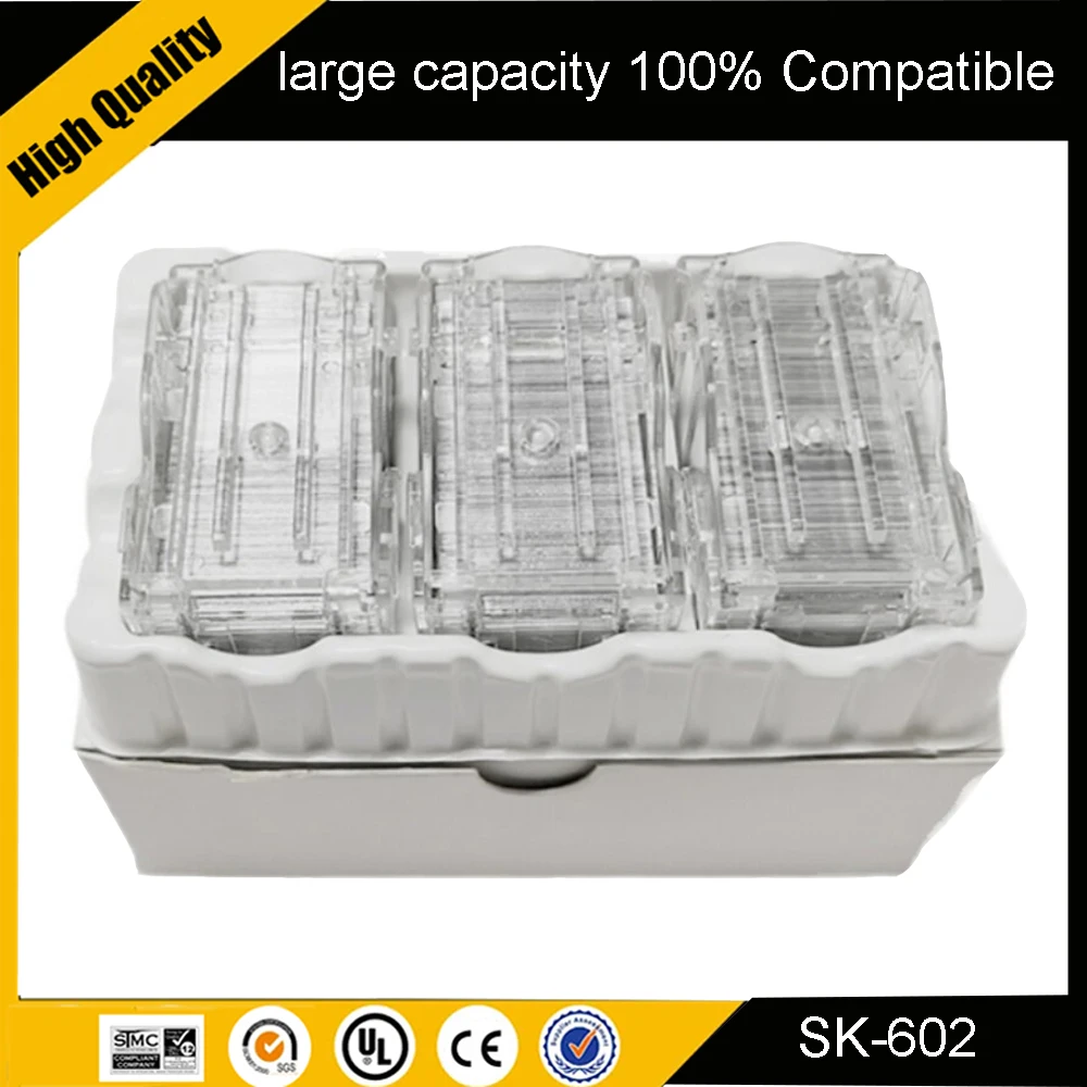 Einkshop SK-602 Staples New Staple Cartridge-Box for Konica Minolta bizhub C458 C558 C658 BH C458 C558 C658 FS-527