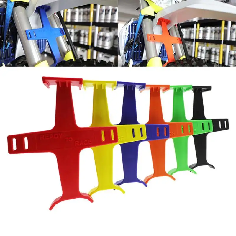 Bracket Plastic Fork Guard Suspension Motocross Protection: Motorcycle Shock Absorber Transportation Stand