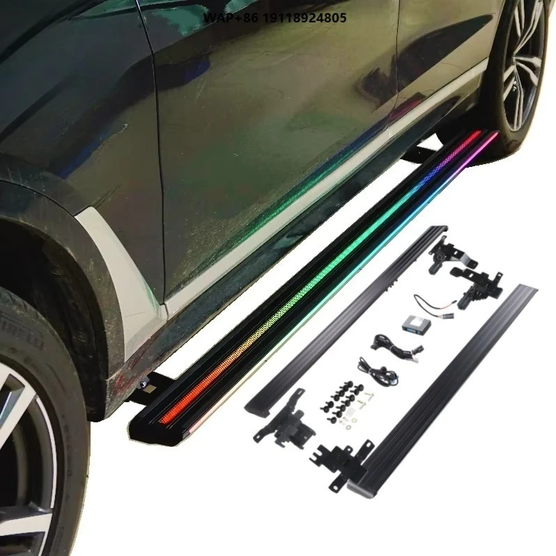 Premium Aluminum Plastic Electric Pedals Running Boards Side Step for NEVO  Qiyuan Q07