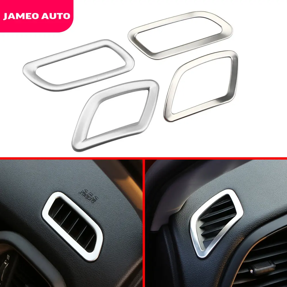 Air Outlet Panel Cover Trim for Jeep Renegade 2015 - 2022 LHD Interior Air Vent Dashboard Covers Sticker Car Accessories