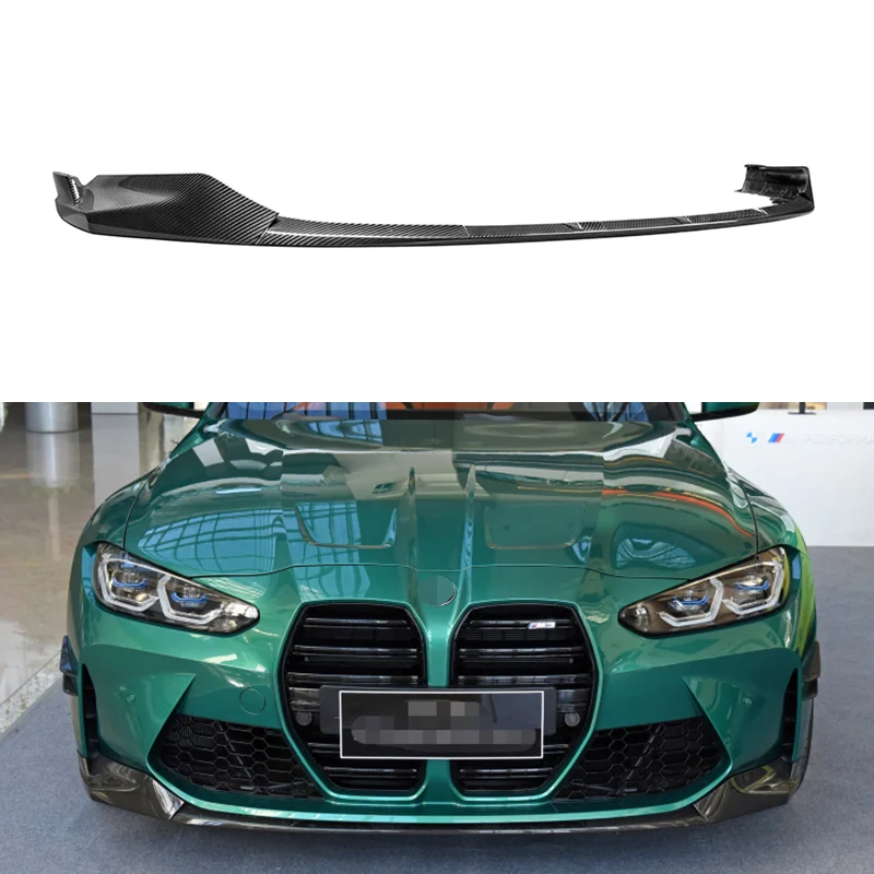 G82 Dry Carbon Fiber M performance Car Front Bumper Splitter Lip For BMW G80 G82 G83 M3 M4 2021 up