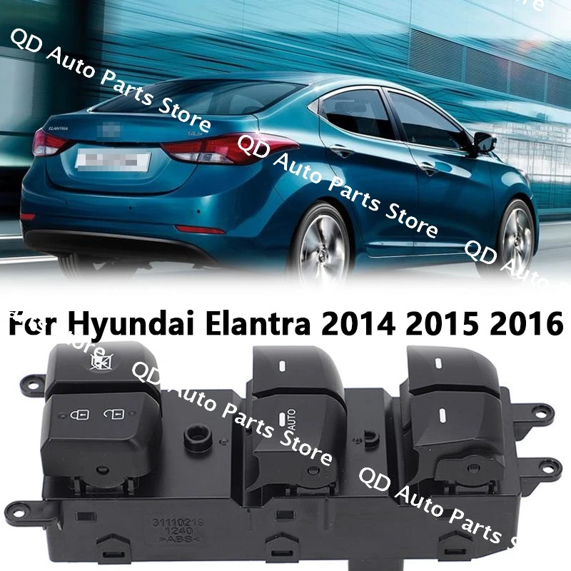 

Кнопка электрического стеклоподъемника передней левой двери, автомобильные аксессуары 93570-A5010 93570-A5100 для Hyundai Elantra 2014 2015 2016