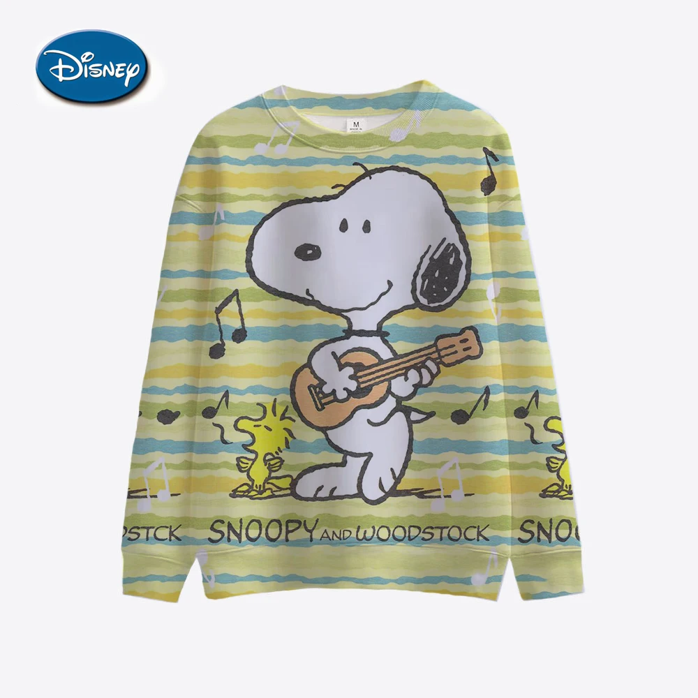 Women Sweatshirt Snoopy cartoon print Hoodie Korean Casual Streetwear Crewneck Loose Pullover Female Clothes