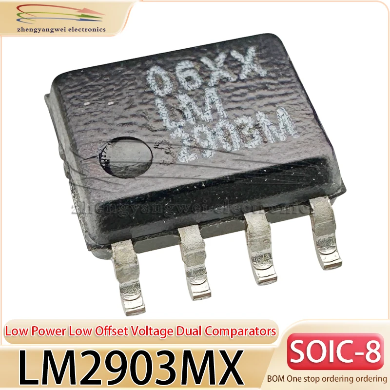

5PCS LM2903MX SOIC8 Low Power Low Offset Voltage Dual Comparators chip IC