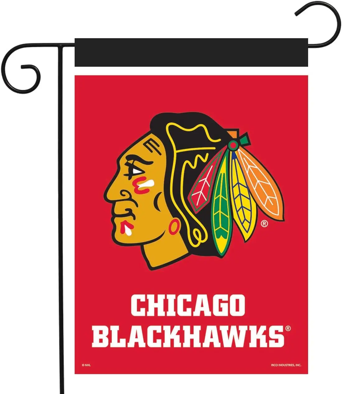 Chicago Blackhawks Garden Flag Licensed ; Briarwood Lane