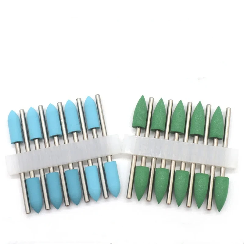 30pcs ทันตกรรมขัดเซรามิคหัวเพชร 2.35 มม.หิน Zirconia เซรามิค Crowns เครื่องบด Quick ขัด Burs