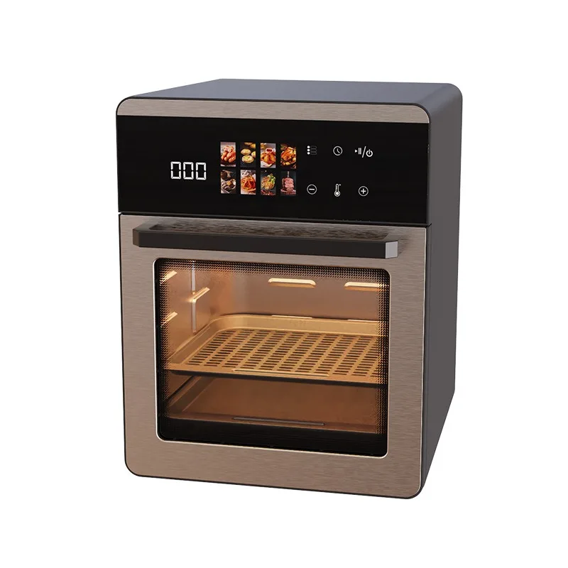 20L Clear View Intelligent Cooking Countertop Unit, Versatile Home Oven Equipment Supporting EU US UK Socket Standards