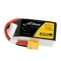 ACE Tattu LiPo Rechargeable Battery 850mAh 45C 75C 11.1V 14.8V 3S 4S 1P with XT30 Plug for RC FPV Racing Drone Quadcopter