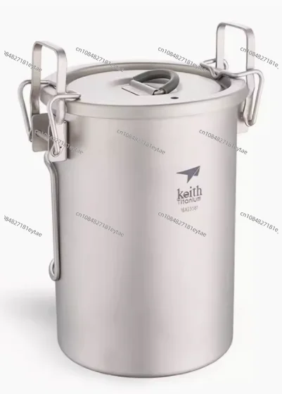 

Keith Titanium посуда для путешествий на открытом воздухе, для пикника, Ранняя посуда со складными ручками, принадлежности для пешего туризма, 900 мл, 256 г, Ti6300