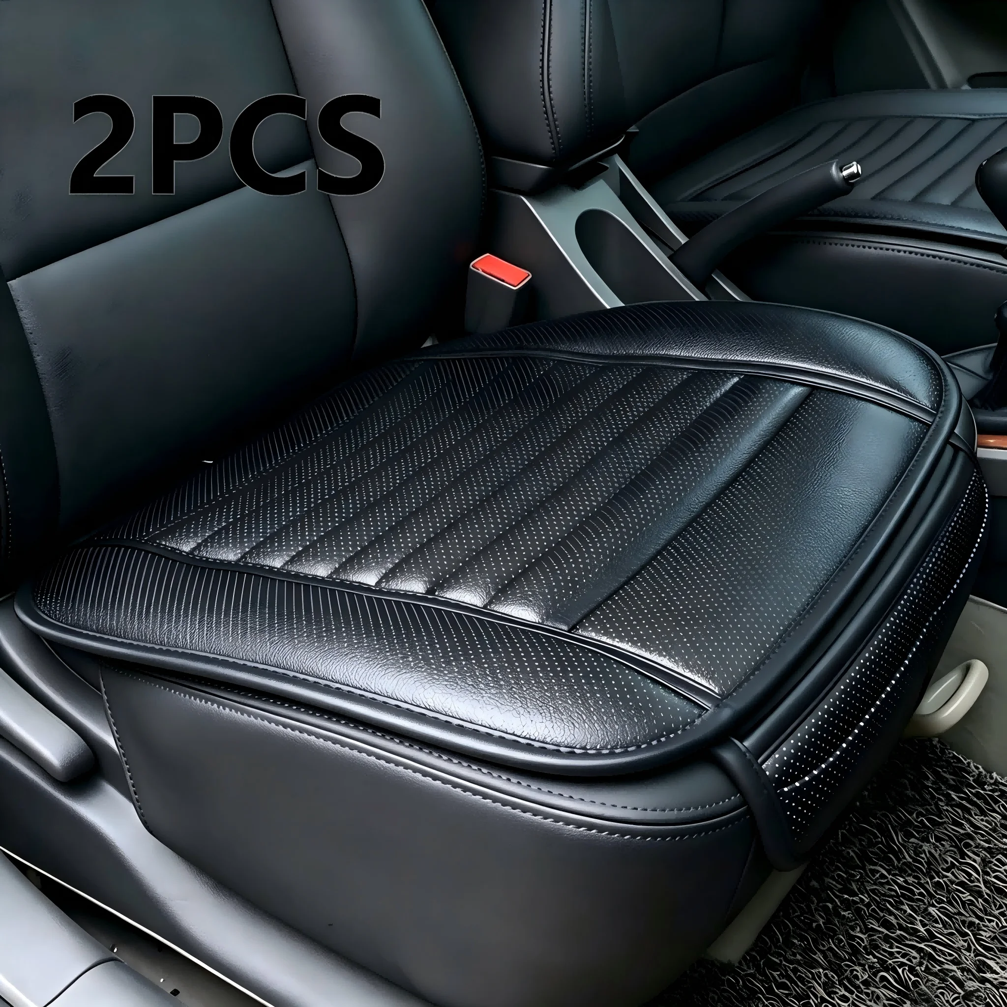 New Four-Season Backless Seat Cushion, universal Car Model with Backless Design, Non-Slip Rubber Base Stays in Place, Breathable Fabric for Comfortable Long Sitting Without Stuffiness, Suitable for All Seasons, a Must-Have for Your Car