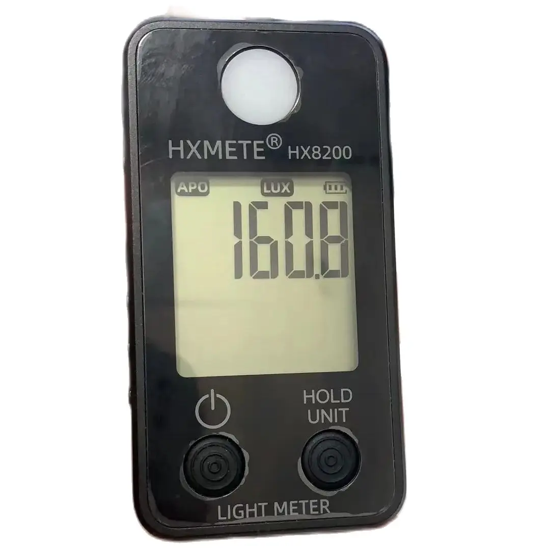 Light Meter Digital Illuminance Meter Handheld Lux Tester LCD 0-300,000 Lux/Fc Pocket Luxmeter Photometer Grow Plants