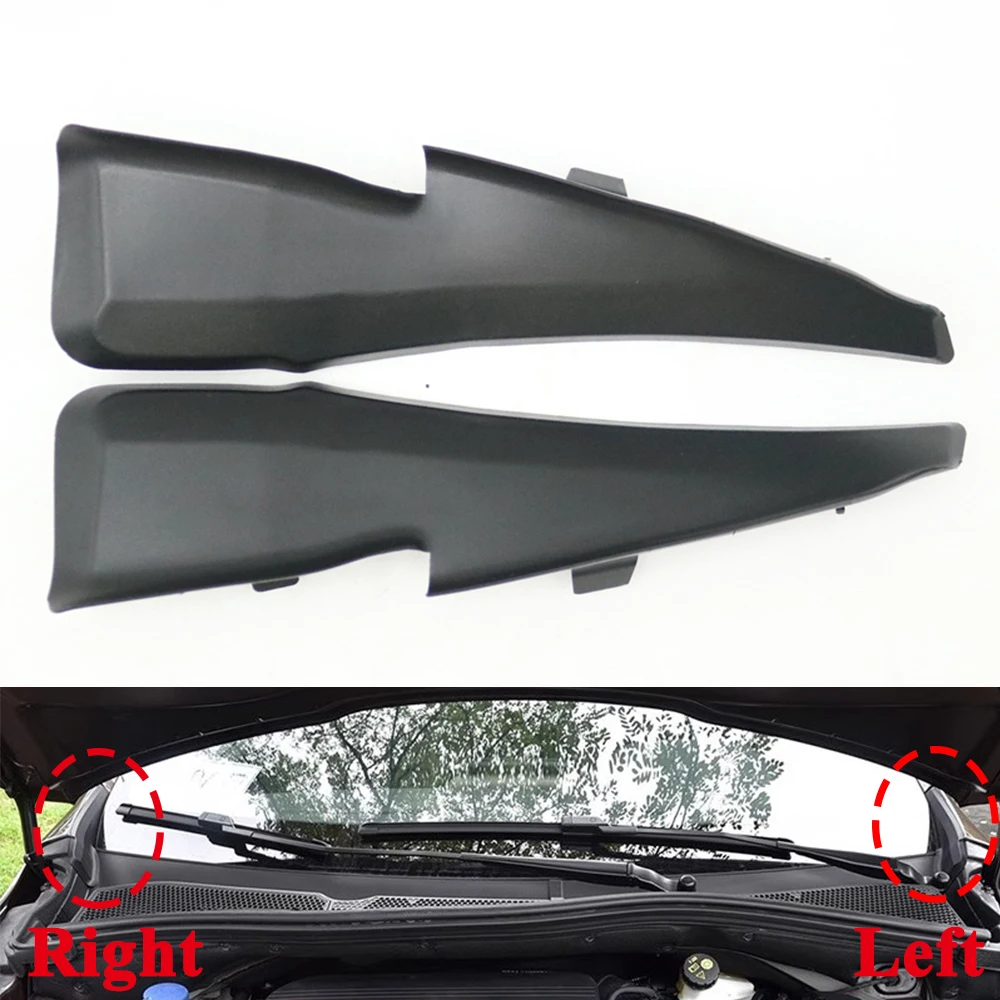 Car Front Windshield Wiper Side Cowl Cover Extension Trim Part For Peugeot 208 I 2008 I 2012 2013 2014 2015 2016 2017 2018 2019