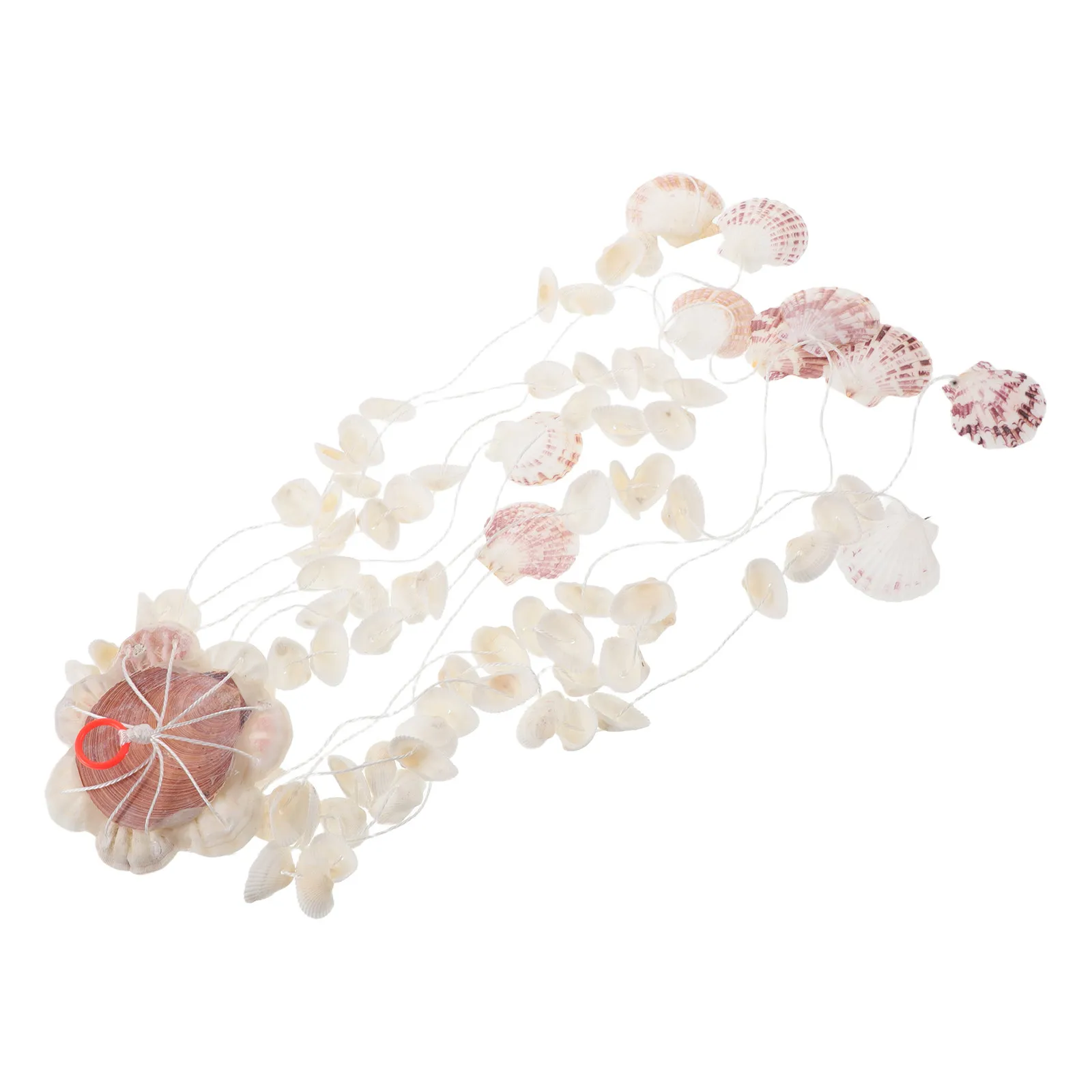 Seashell Wind Chimes Outdoor Indoor Decorative Hanging Bell with Melodious Tone for Patio Garden Balcony Living Room Bedroom
