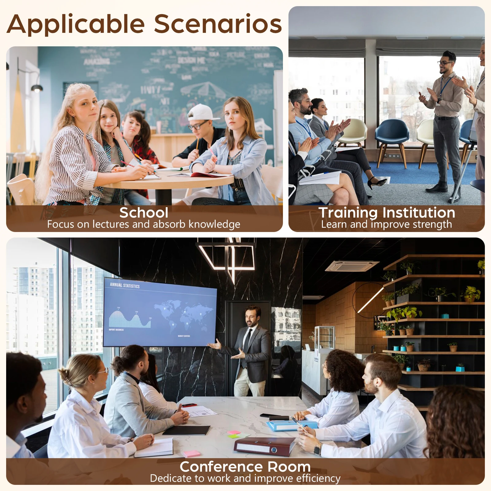 

Wooden Multi-Grid Phone Storage Box Desktop Organizer Stationery Holder For Home Office Table Cell Phone Case Compartment