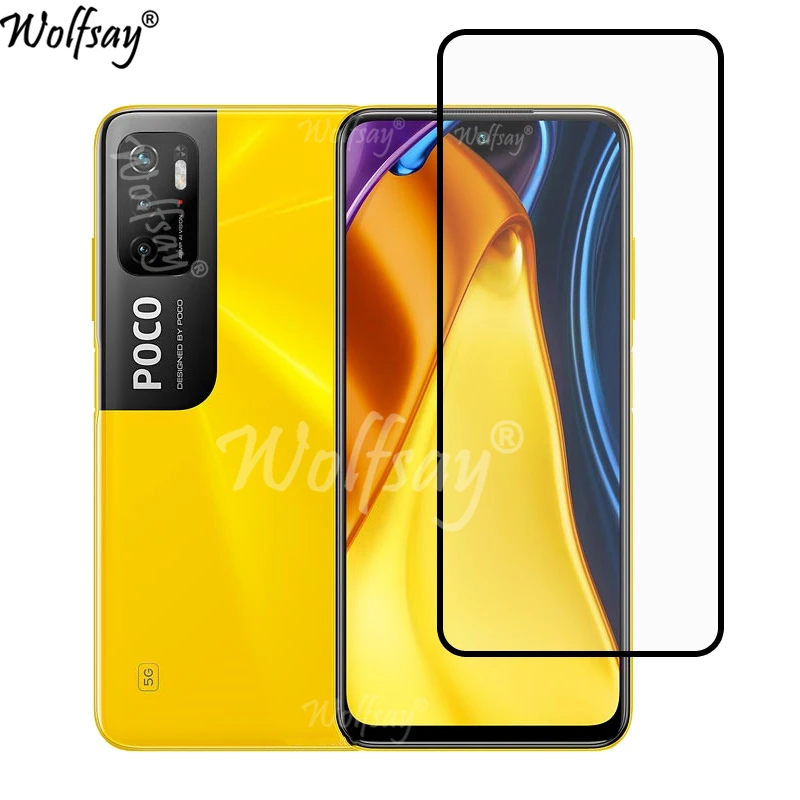 Full Glue Tempered Glass For Xiaomi Poco M3 Pro Screen Protector For Xiaomi Poco M3 Pro 4G Camera Glass For Poco M3 X3 Pro Glass