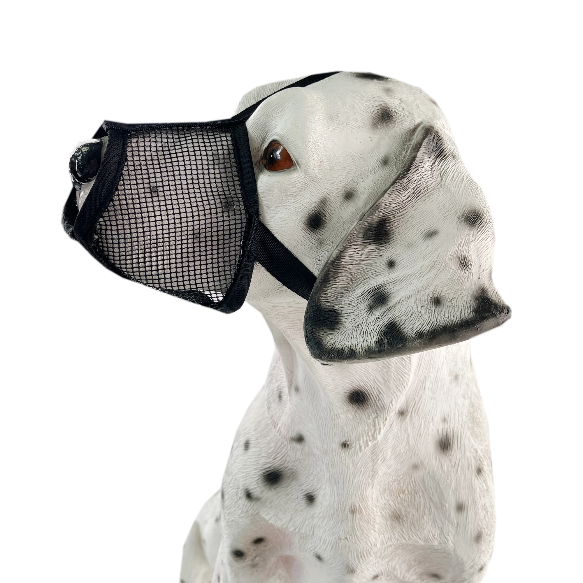 New Dog Muzzle Mesh Fabric Breathable Anti Eating Anti Bitin