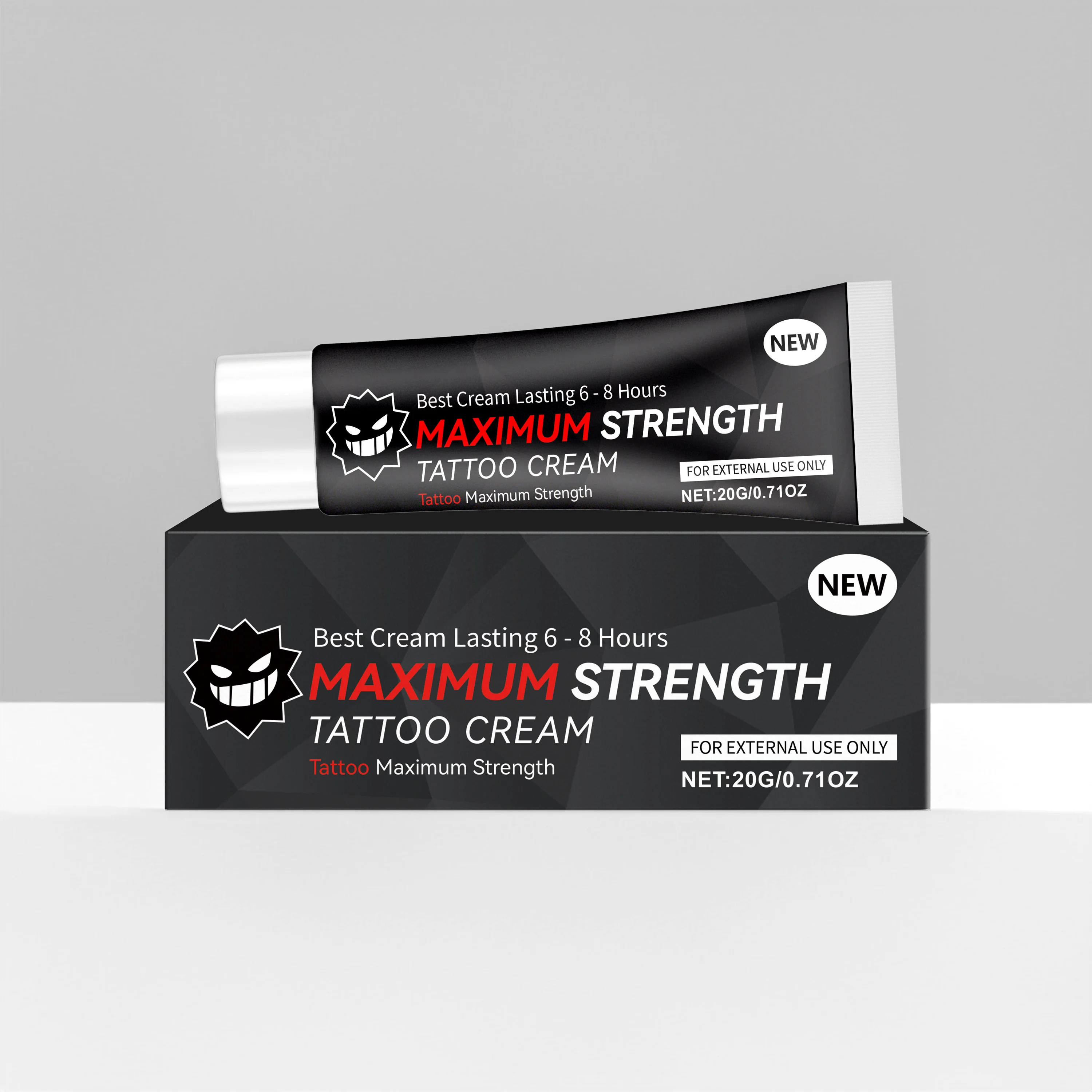 Gel Hidratante e Suavizante para Cuidados com Tatuagens AMZ: Proteção Diária Suave para a Tinta, Realce da Vibrância e Bálsamo Protetor Profissional para a Pele