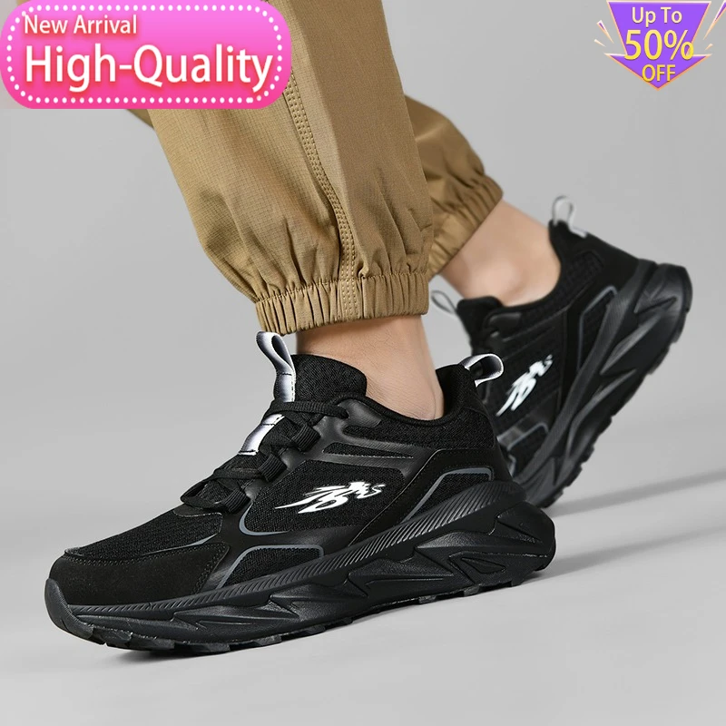 Summer New Low Cut Breathable Mens Sports Shoes Outdoor Fashionable Balance Running Shoes Comfortable Street Walking Shoes