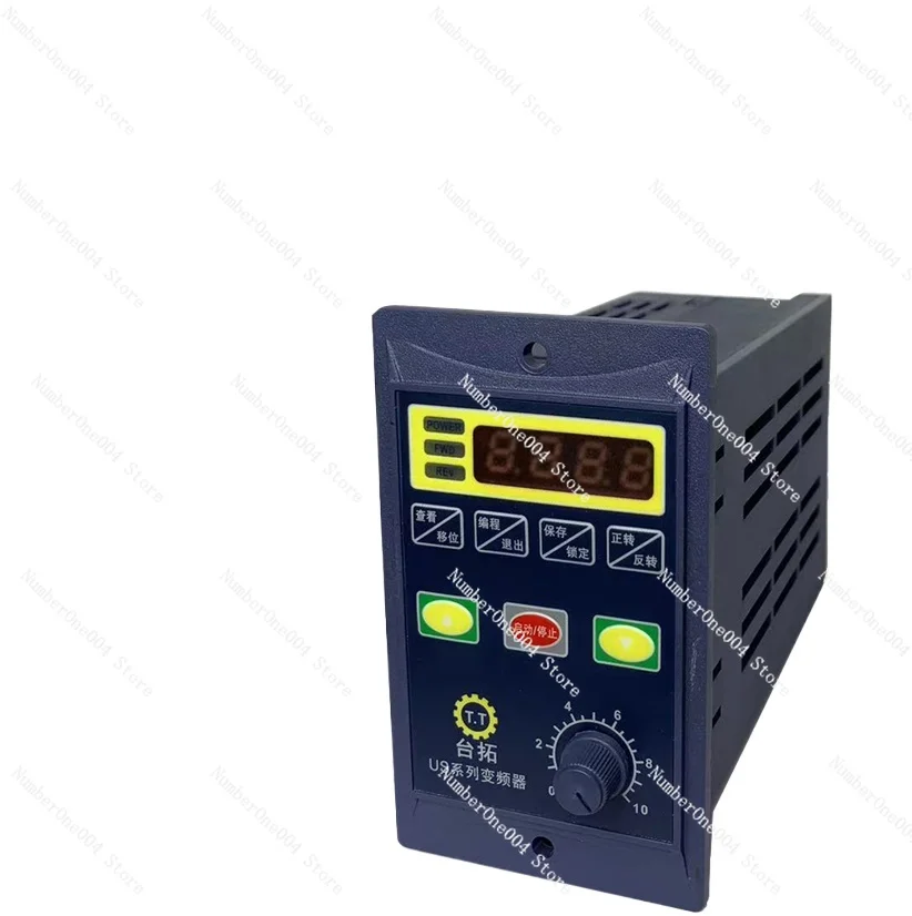 Applicable To Inverter Single-phase Input 220V Output 380V Small Three-phase Motor Variable Frequency Governor 400W750W