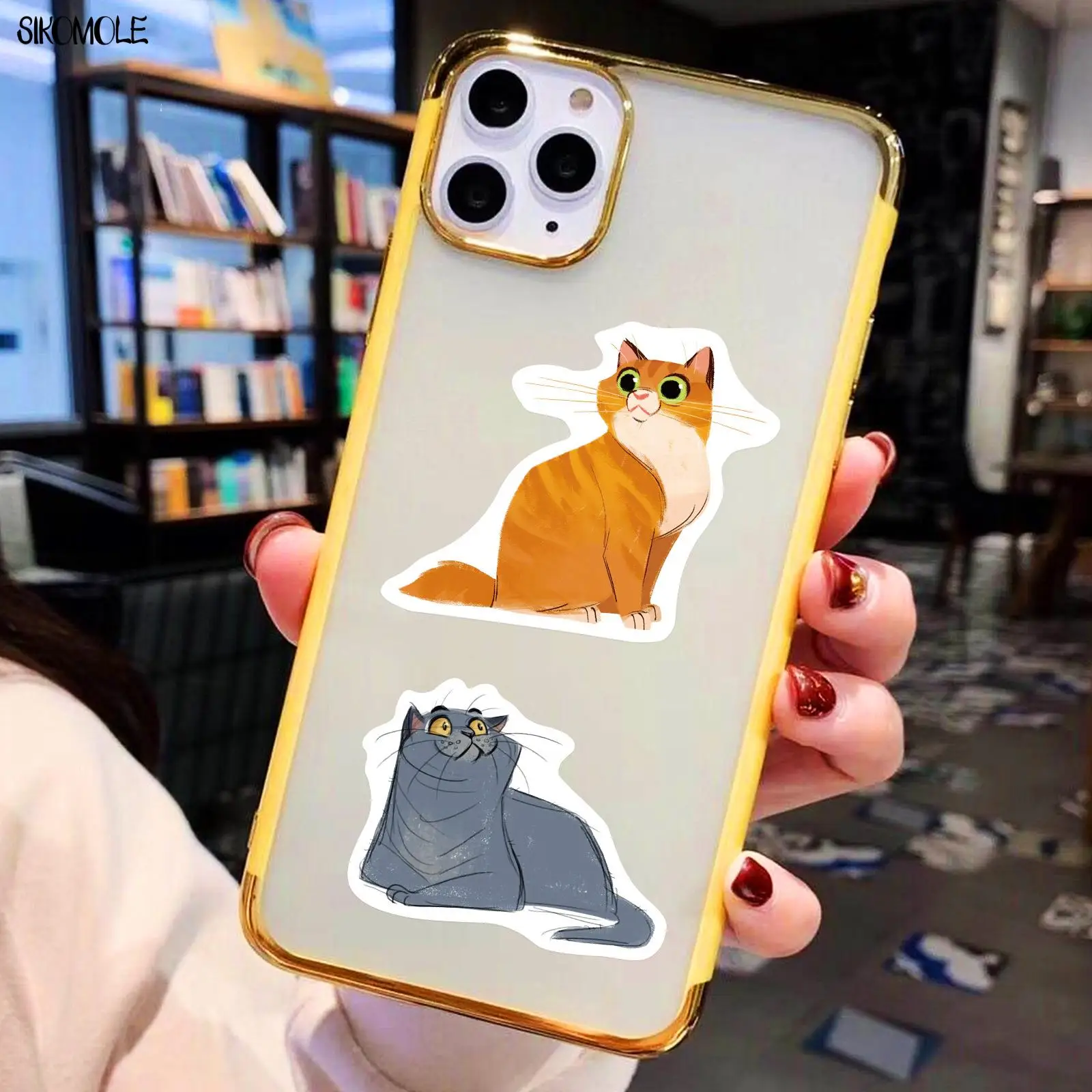 Pegatinas de gato de dibujos animados de estilo japonés, calcomanías de animales bonitos Kawaii, Juguetes DIY, tienda de mascotas, guitarra, Maleta, pegatina de Graffiti F5, 10/30/50 piezas