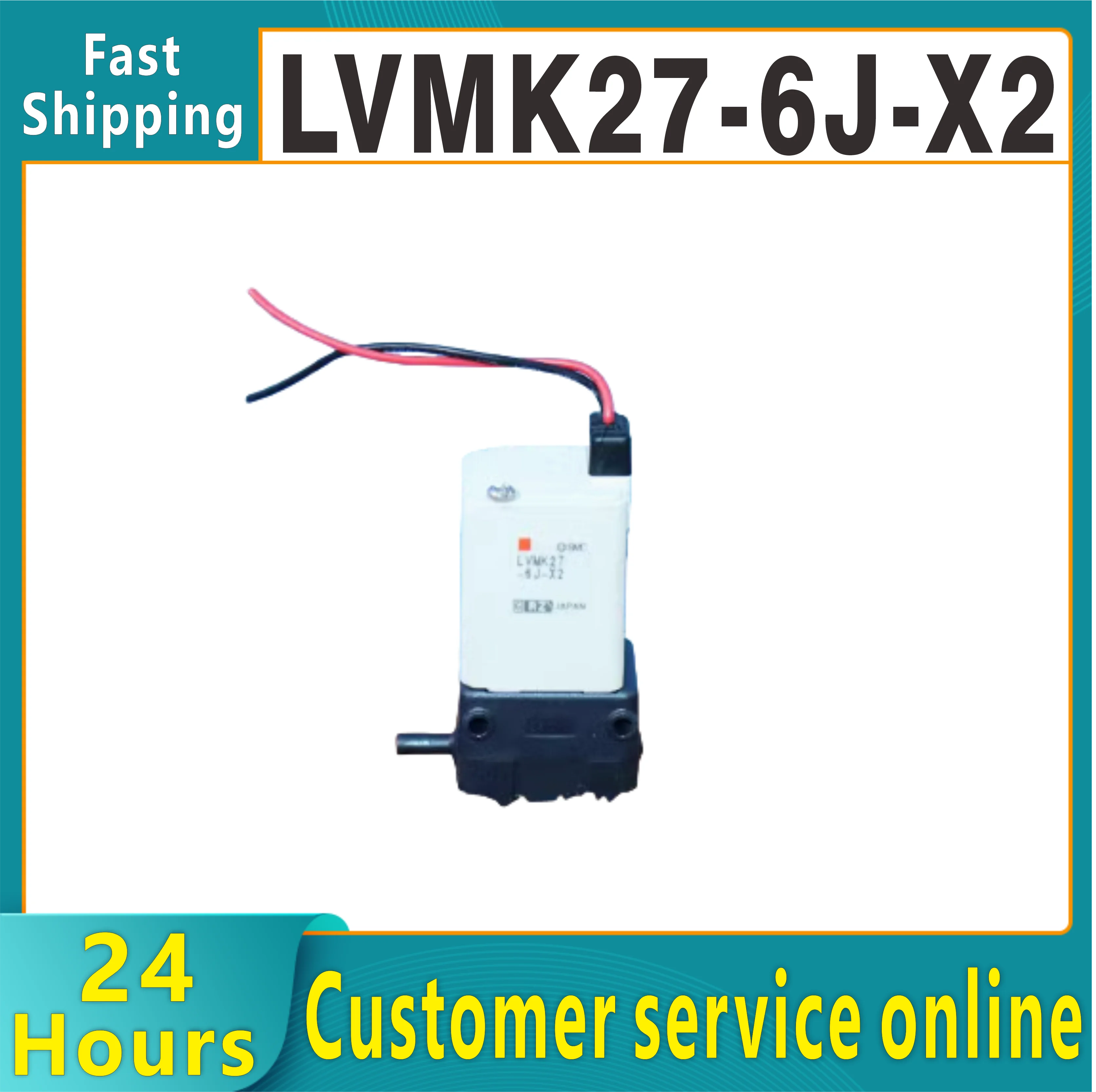 

Original LVMK solenoid valve pneumatic component LVMK27-6J-X2 LVMK207-6J-X2 LVMK27-5J-X3 LVMK207-5J-X3