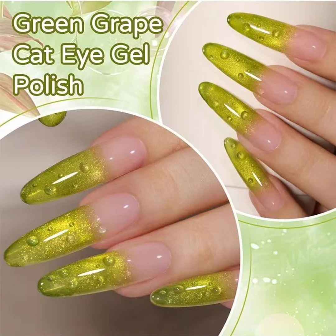 XEIJAYI 10Ml Occhi di Gatto Smalto Gel Gel Magnetico per Unghie Smalto Permanente per Unghie Uv Glitter Smalto Gel Smalto con Scintille