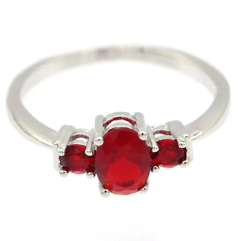 

Кольцо из чистого серебра 925 пробы по индивидуальному заказу, хит продаж, розовый морганит, красный кровавый рубин, танзанит, фиолетовый аметист, женская вечеринка, разные размеры