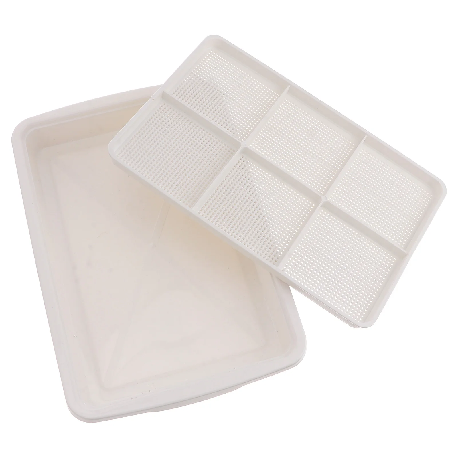 

Seedling Tray Germination Kits Indoor Planting Nursery Trays Hydroponics Plate Mesh Premium Sprouter Non Toxic Safe Multiple