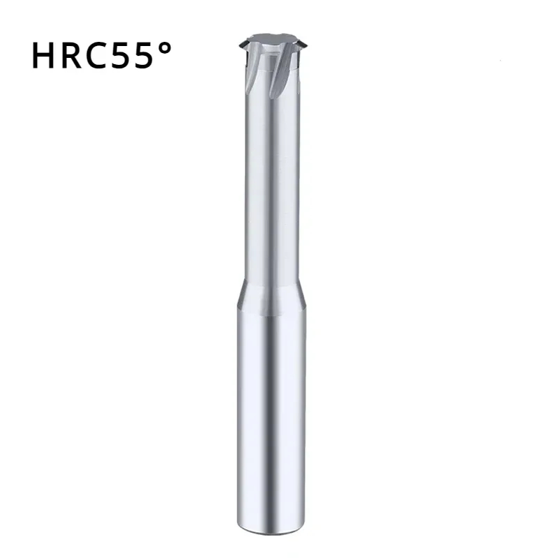 1 stks CNC HRC 60 Graden carbide Enkele tand Draad Frezen M1 M1.2 M1.4 M1.6 M2 M2.5 M3-M24 Vhm draad frees
