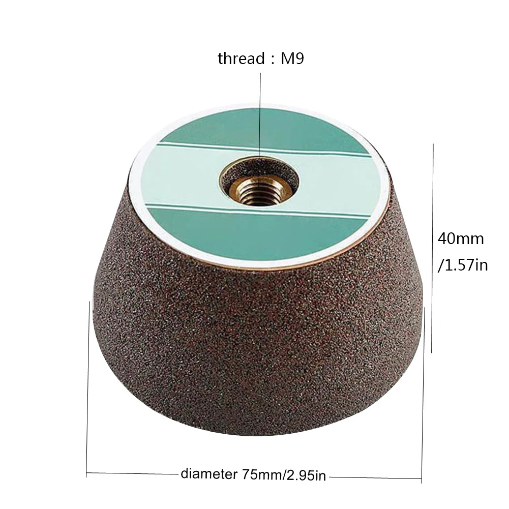 50 Grit Tile Granite Grinding Wheels Stone Marble Ceramic Abrasive Sanding Carving Disc Buffing Wheel for Stone Marble Grinding