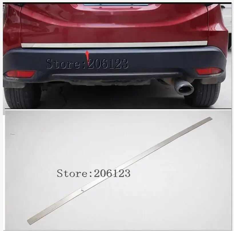 

Chrome Rear Trunk Bumper Tail Gate Door Cover Trim Accent Molding Styling Garnish Fit For Honda HR-V HRV Vezel 2015 2016 2017