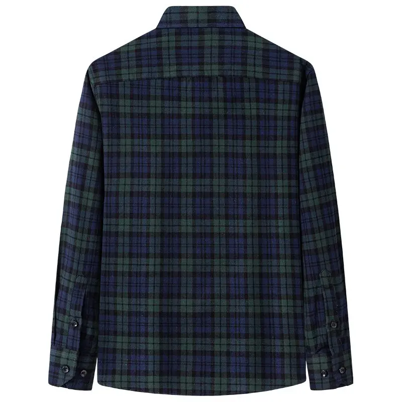 new in masculinas 2024 hombre ropa oversizebutton up shir Big size men\'s clothing shirts camisas de lino y algodón chemise homm