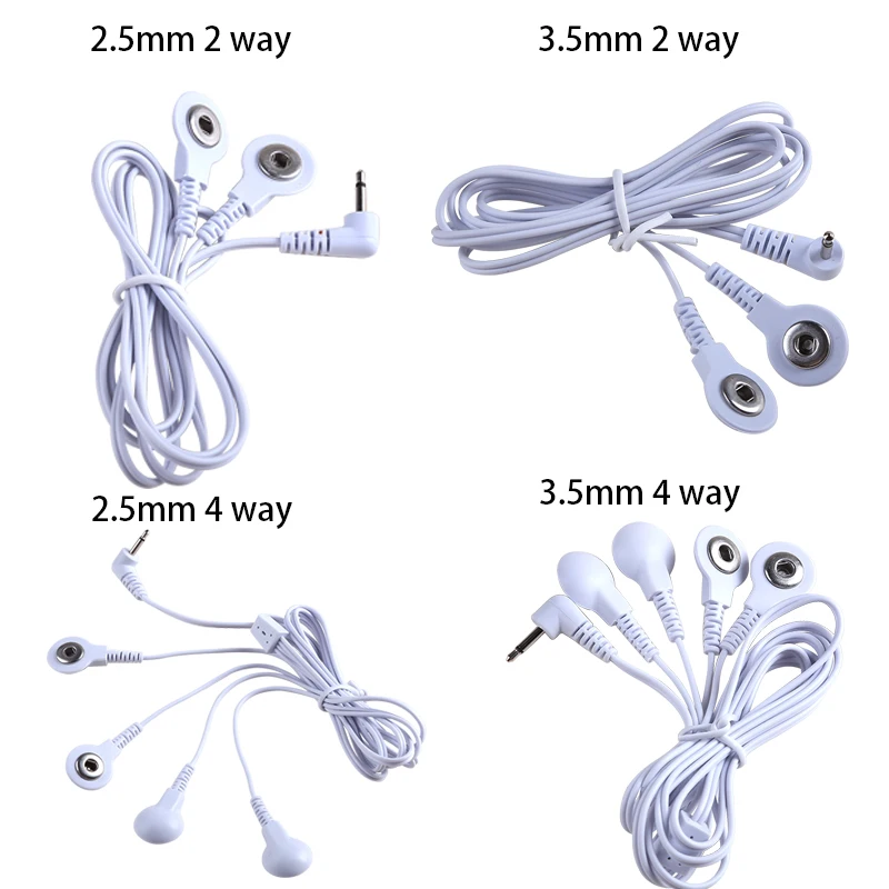 

2-сторонний 4-сторонний массажер, электродные подушечки, кнопочный кабель, стандартное соединение, массажные провода для блока TENS