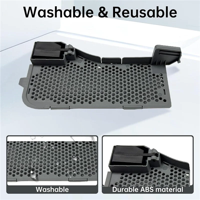 AB15-2 Set parti di ricambio per filtro dell'acqua e spazzola per pulizia per stazione dock per autolavaggio Roborock S7 Max Ultra Mop
