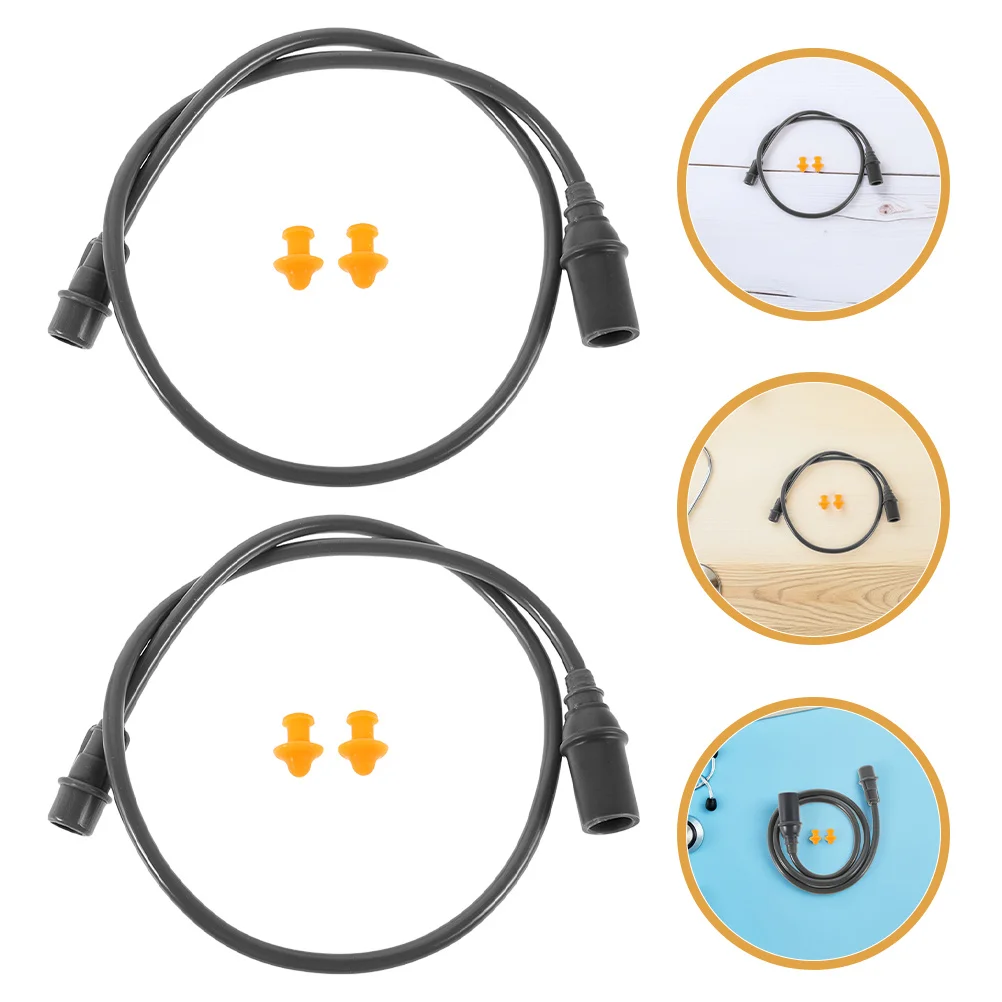

2pcs Machine Extension Hose Universal Vacuum Attachment Kit Durable Plastic Tube For Massage Back Body Facial Cupping Therapy