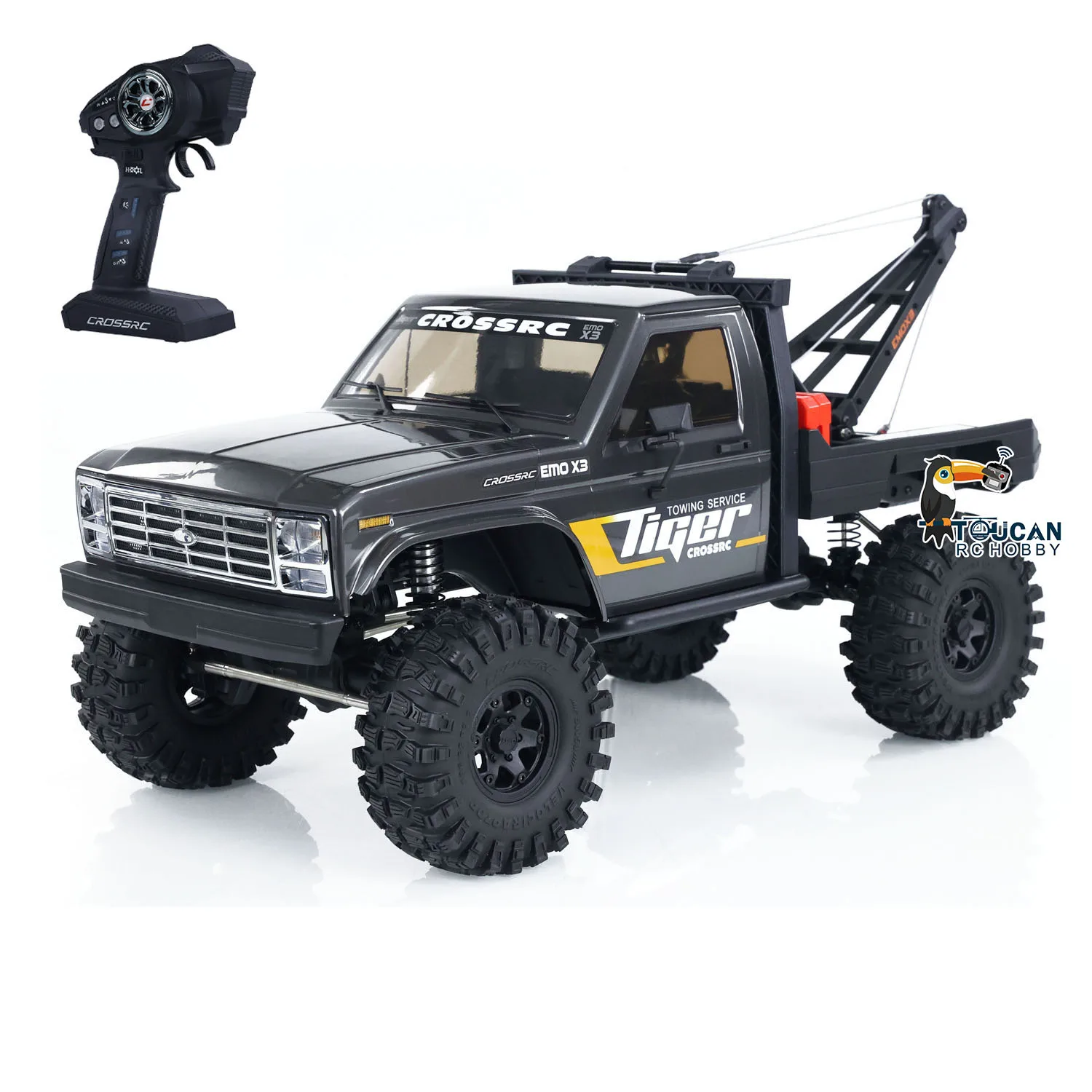 

Американский склад 1/8 EMO X3 4WD RC Спасательный гусеничный автомобиль Игрушечный автомобиль с дистанционным управлением и двухскоростной коробкой передач Матовый двигатель Замок дифференциала