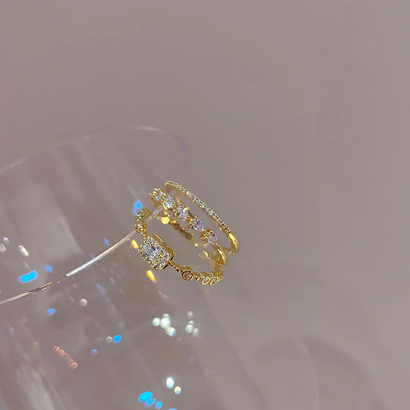 925 Sterling Silber Liebesherz Ausgehöhlter Ring für Frauen und Mädchen, Extrem Feiner Koreanischer Ins-Schmuck, Geschenk, Dropshipping – Detail 29